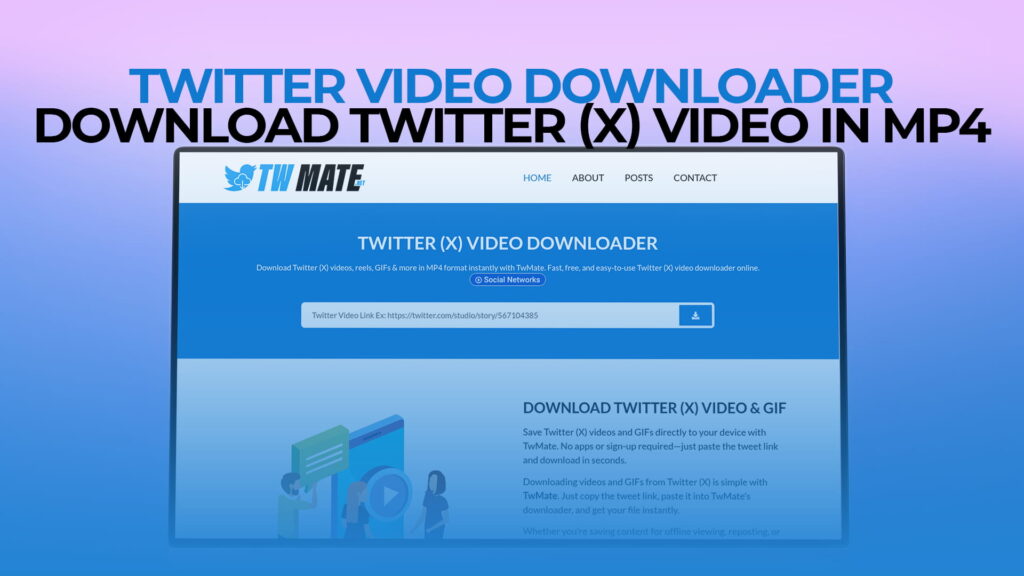 Twitter Video Downloader - Download Twitter (X) Video in MP4