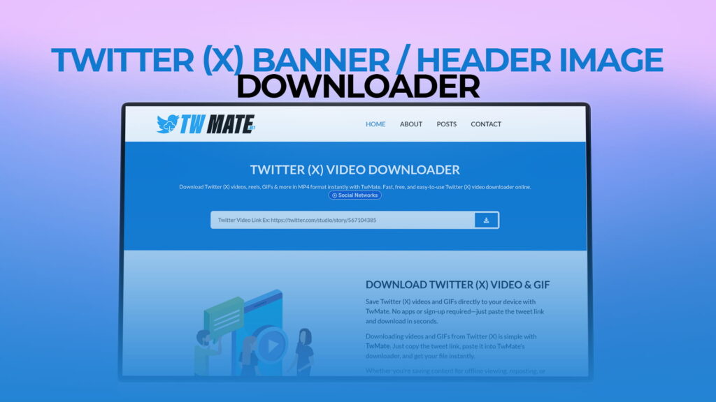Twitter (X) Banner / Header Image Downloader